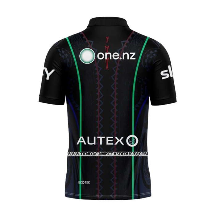 Camiseta Polo Nueva Zelandia Warriors Rugby 2024 Indigena